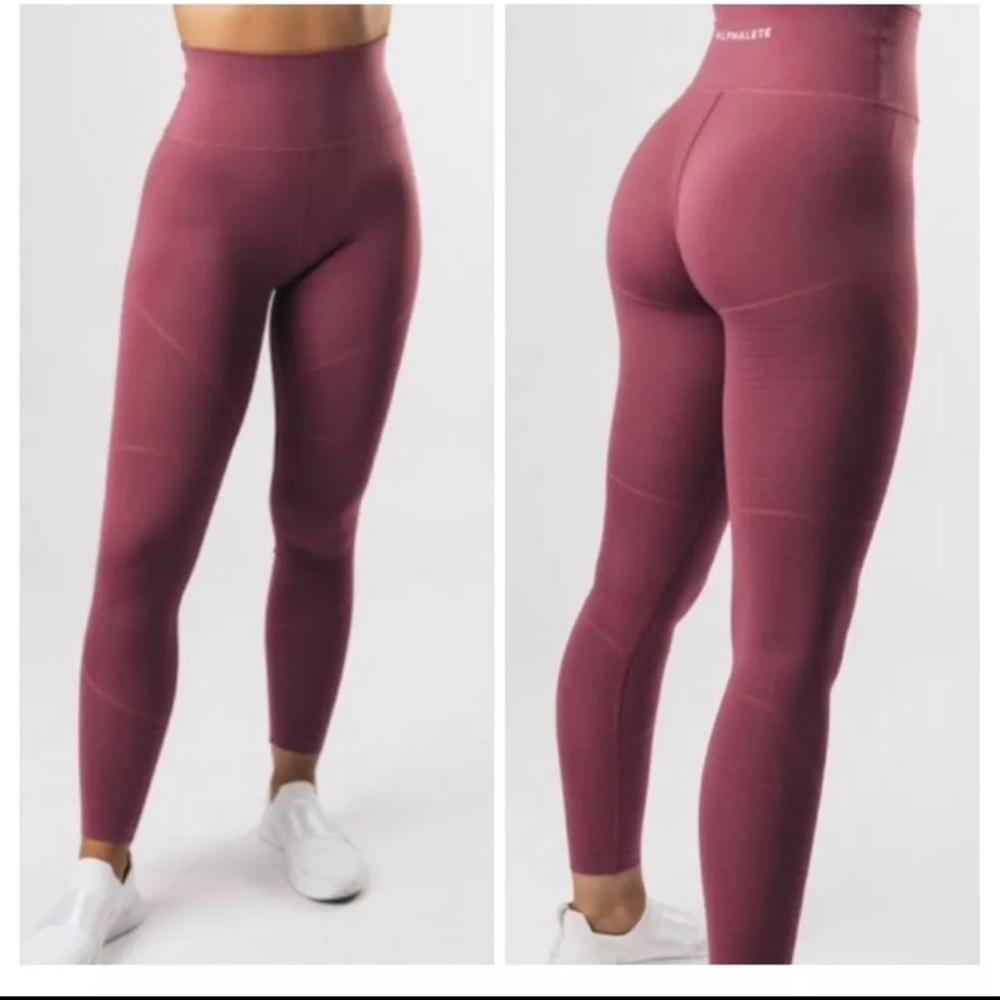 Revival Leggings Violet Sunset Pink High Waisted Size XS